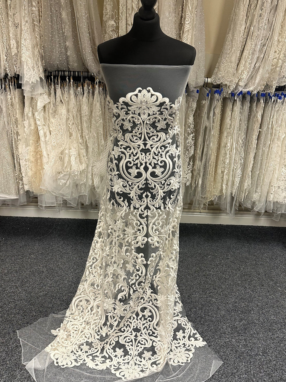 Ivory Embroidery Lace Eb5020
