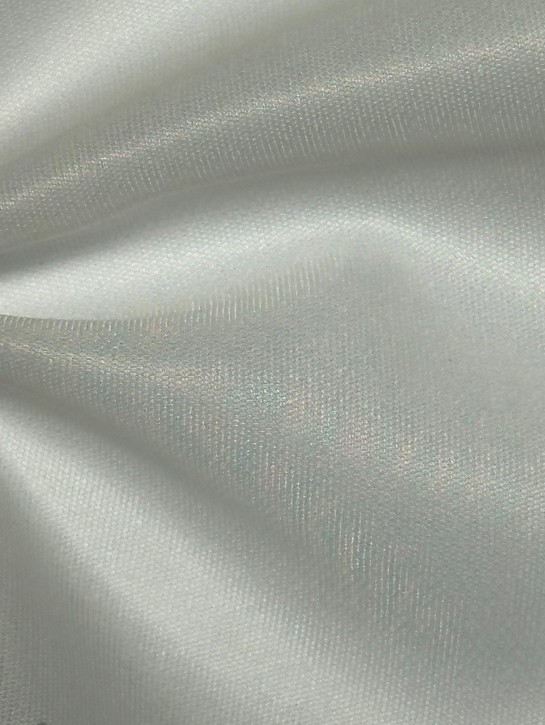 Ivory Polyester Satin Fabric - Redeem