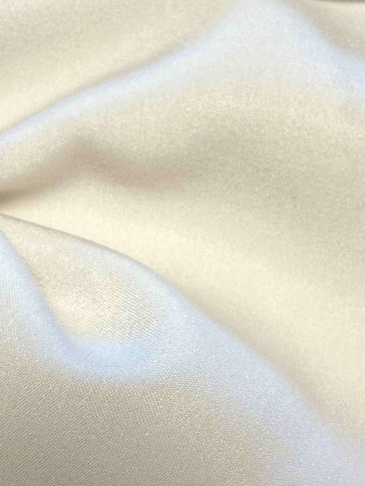Ivory Polyester Satin - Japan