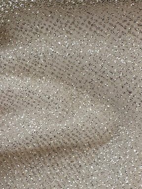 Ivory Glitter Tulle - Shining