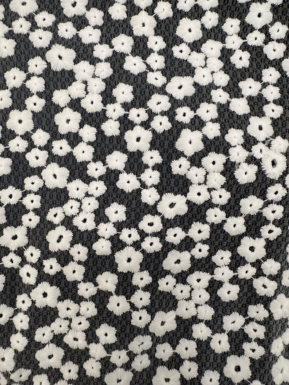 Ivory Embroidered Flower Lace - Madcap