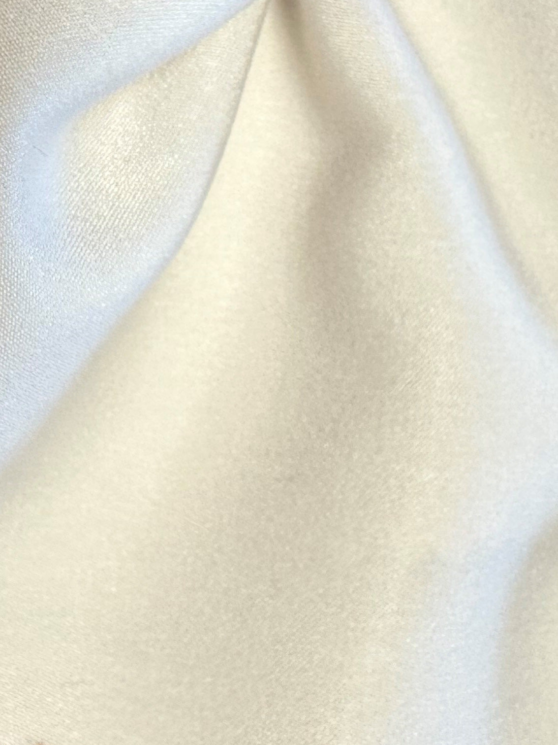Ivory Polyester Satin - Japan
