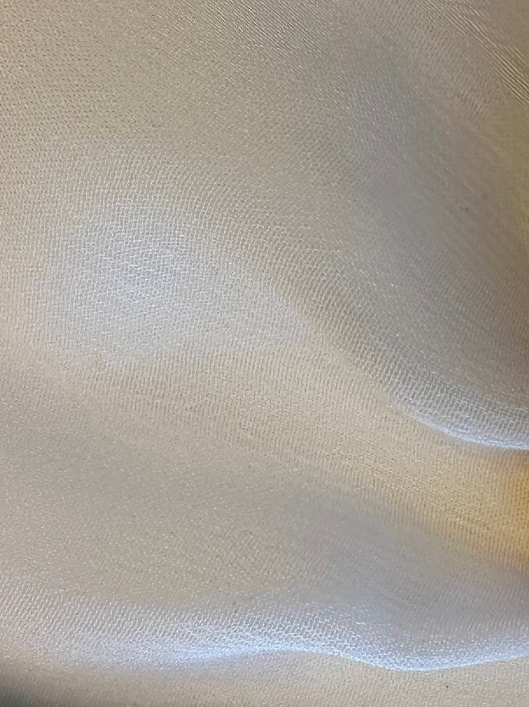 Ivory Polyester Chiffon - Galit