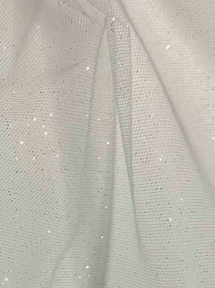 Ivory Glitter Tulle - Scalaway (CF Stardust)