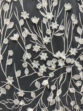 Ivory 3D Lace - Jacobella