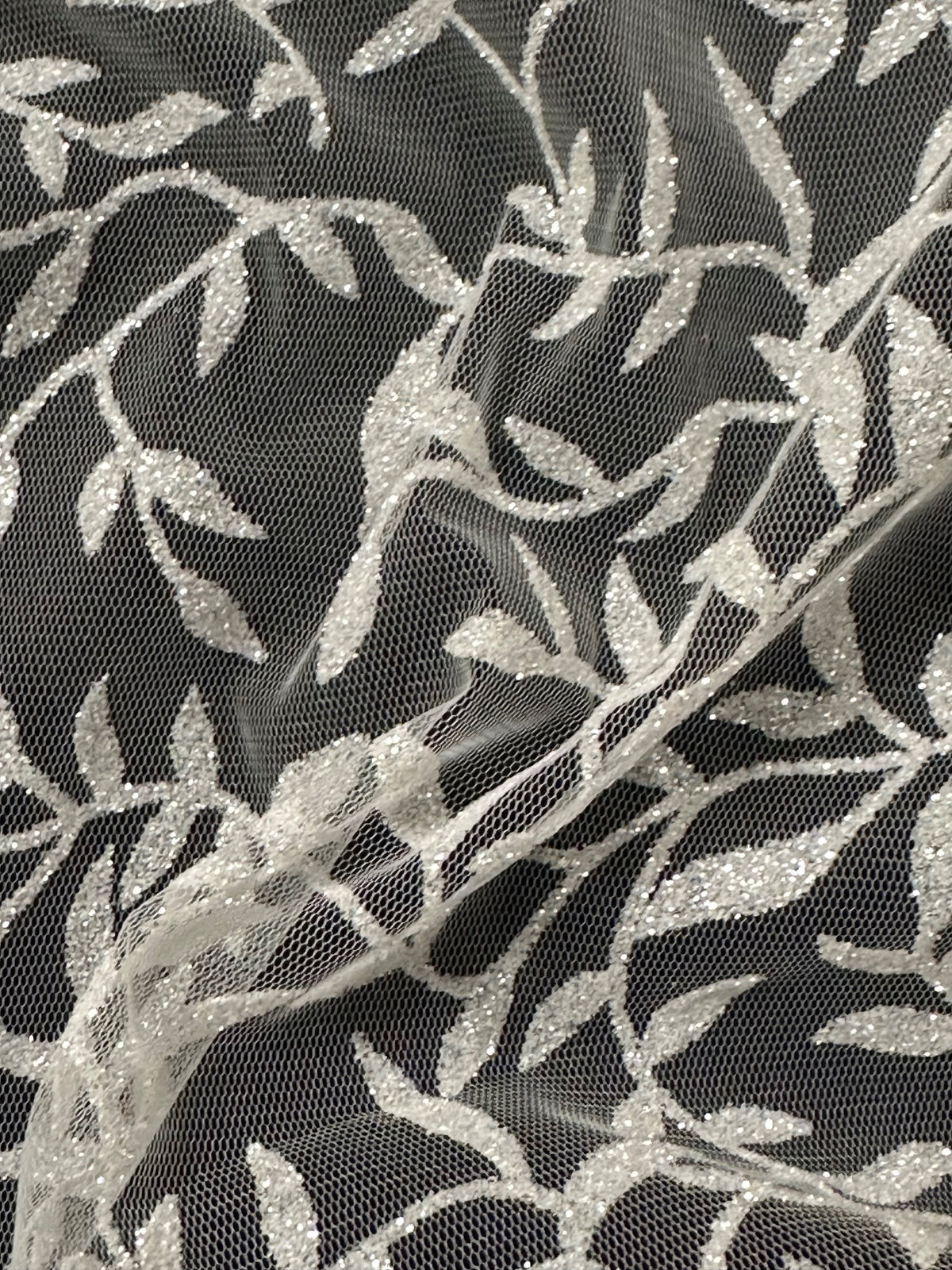 Ivory Glitter Tulle - Jasmin (CF)