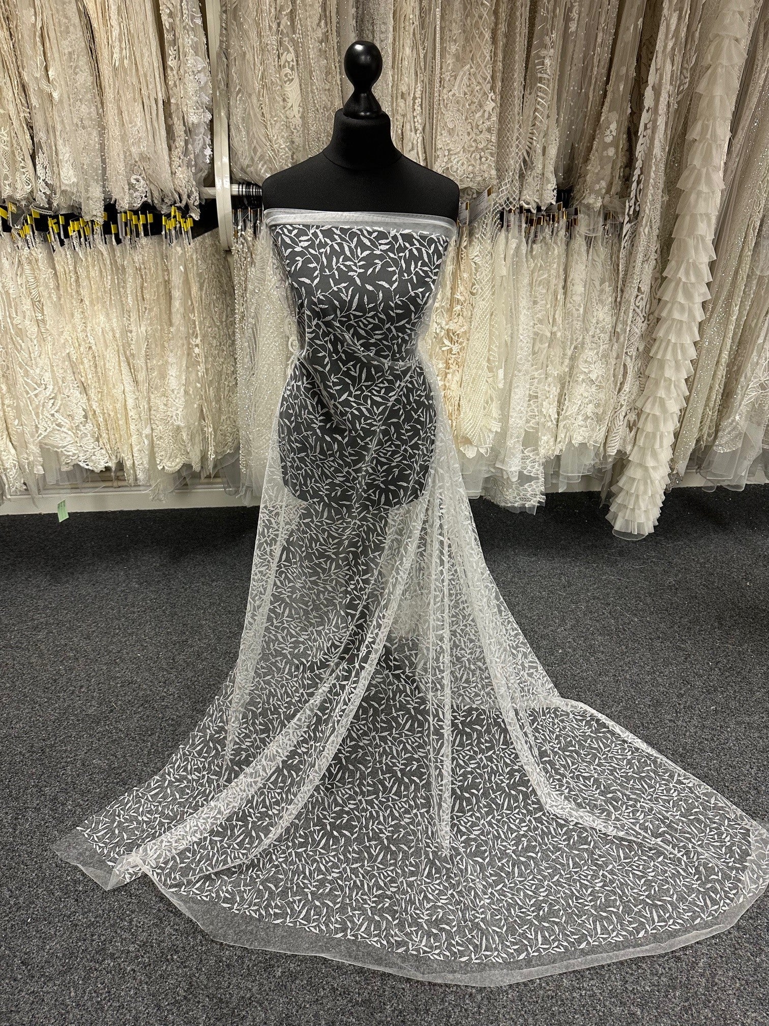 Ivory Glitter Tulle - Jimpy