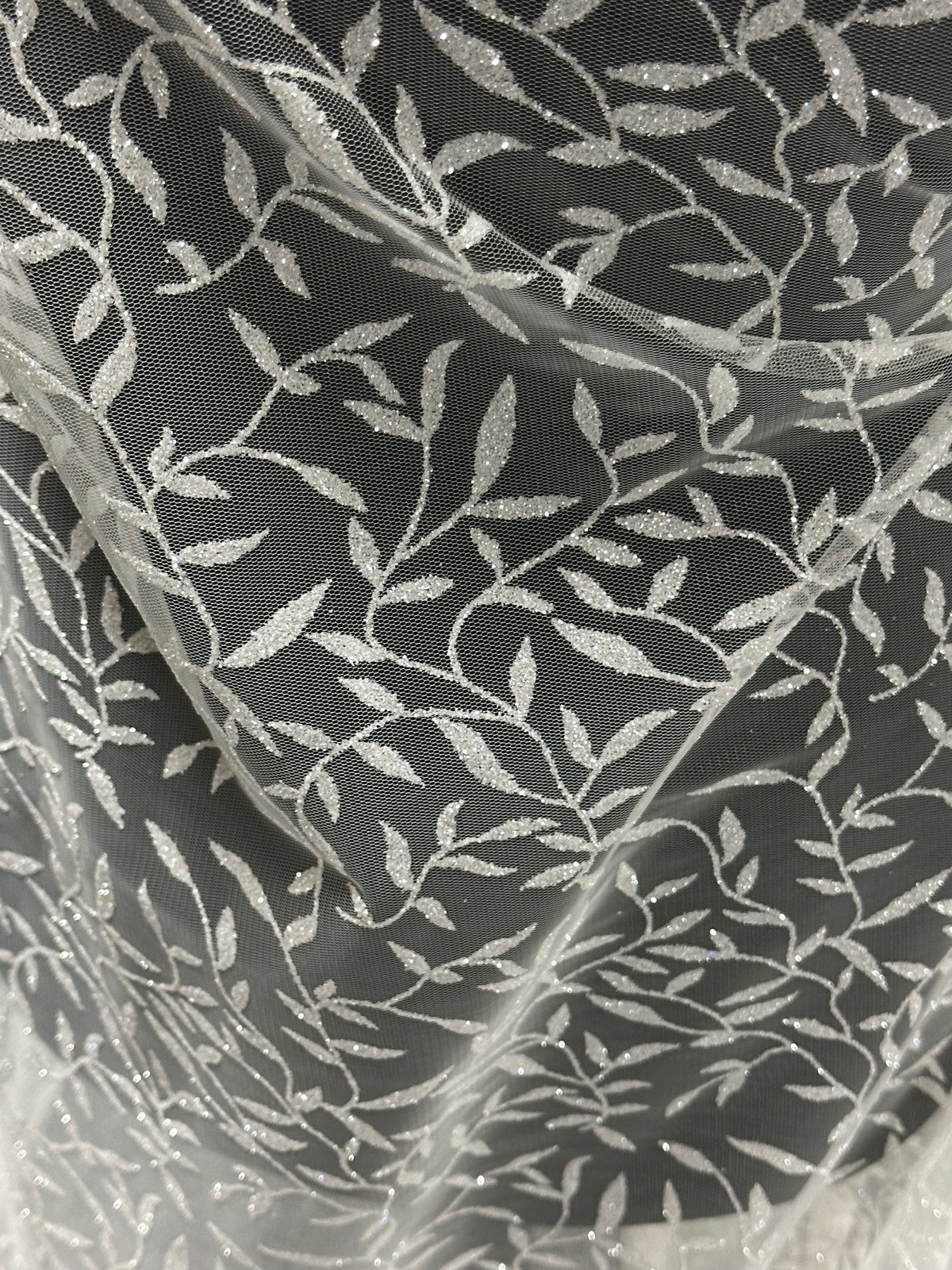 Ivory Glitter Tulle - Jimpy