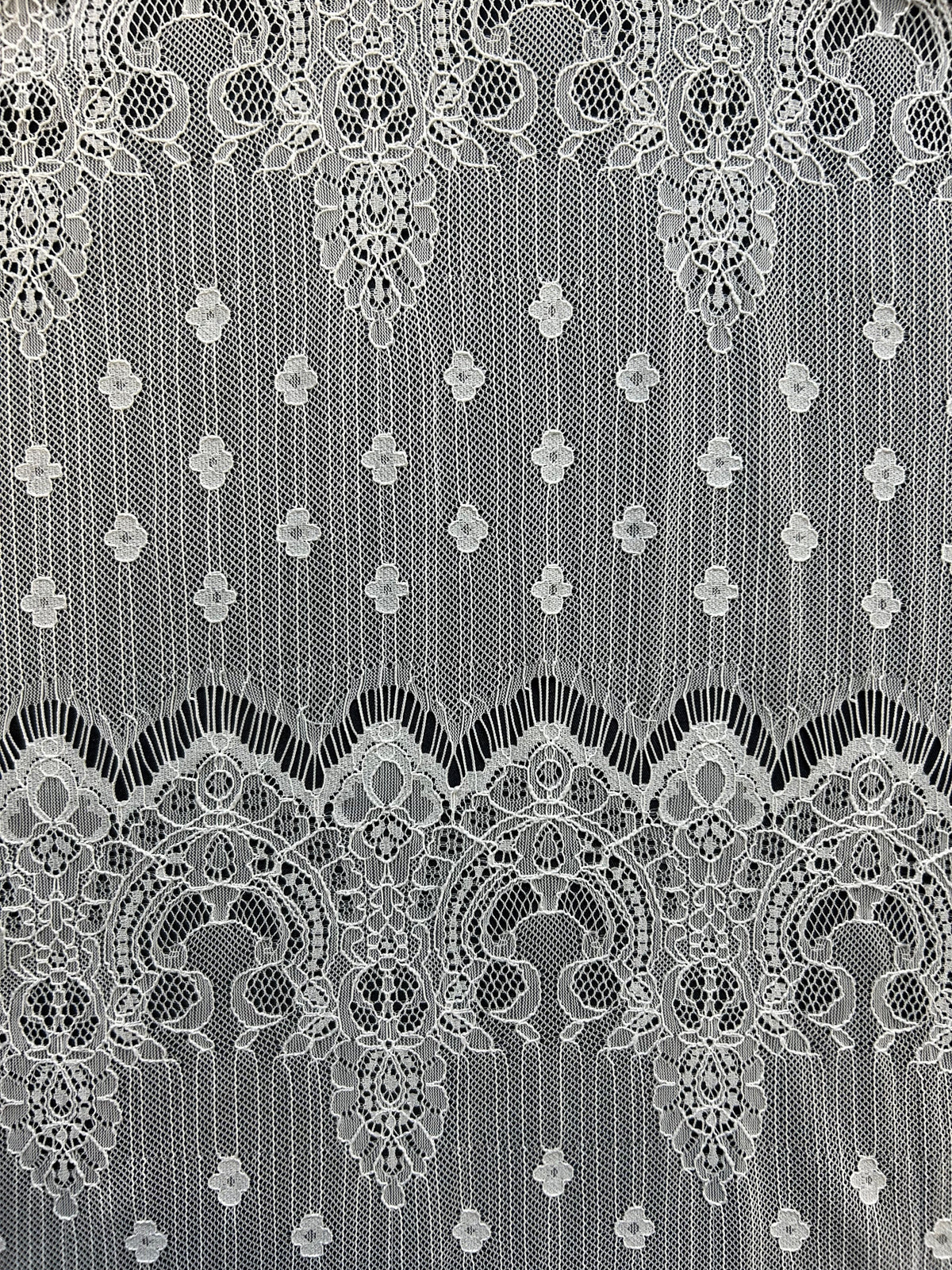 Ivory Raschel Lace - Kylie