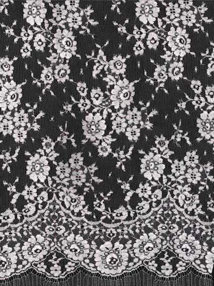 Pink/Ivory French Lace - LA2004