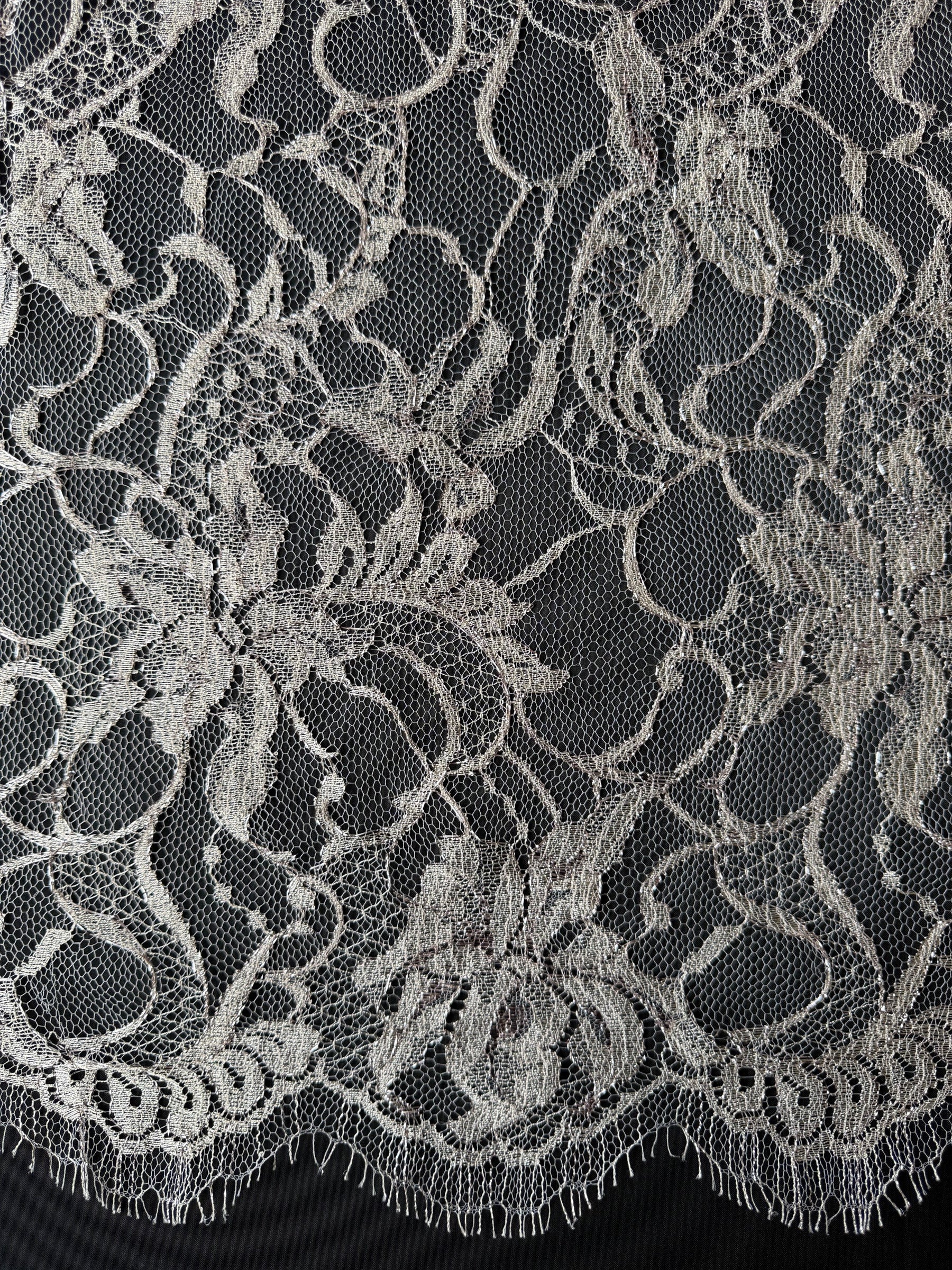 Dusky Rose French Lace - LA2012