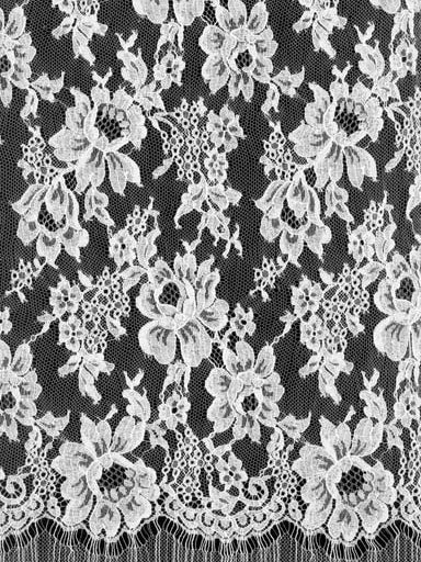 Ivory Sparkle French Lace - LA2016