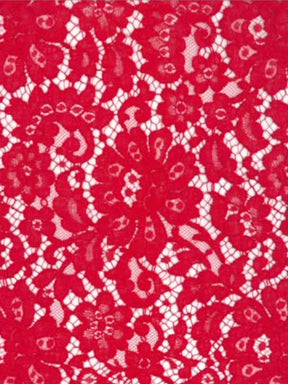 Red Chantilly Lace - LA4001