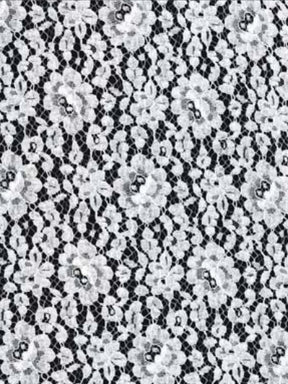 Ivory Corded French Lace - LA4002
