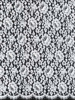 Ivory Corded French Lace - LA4002