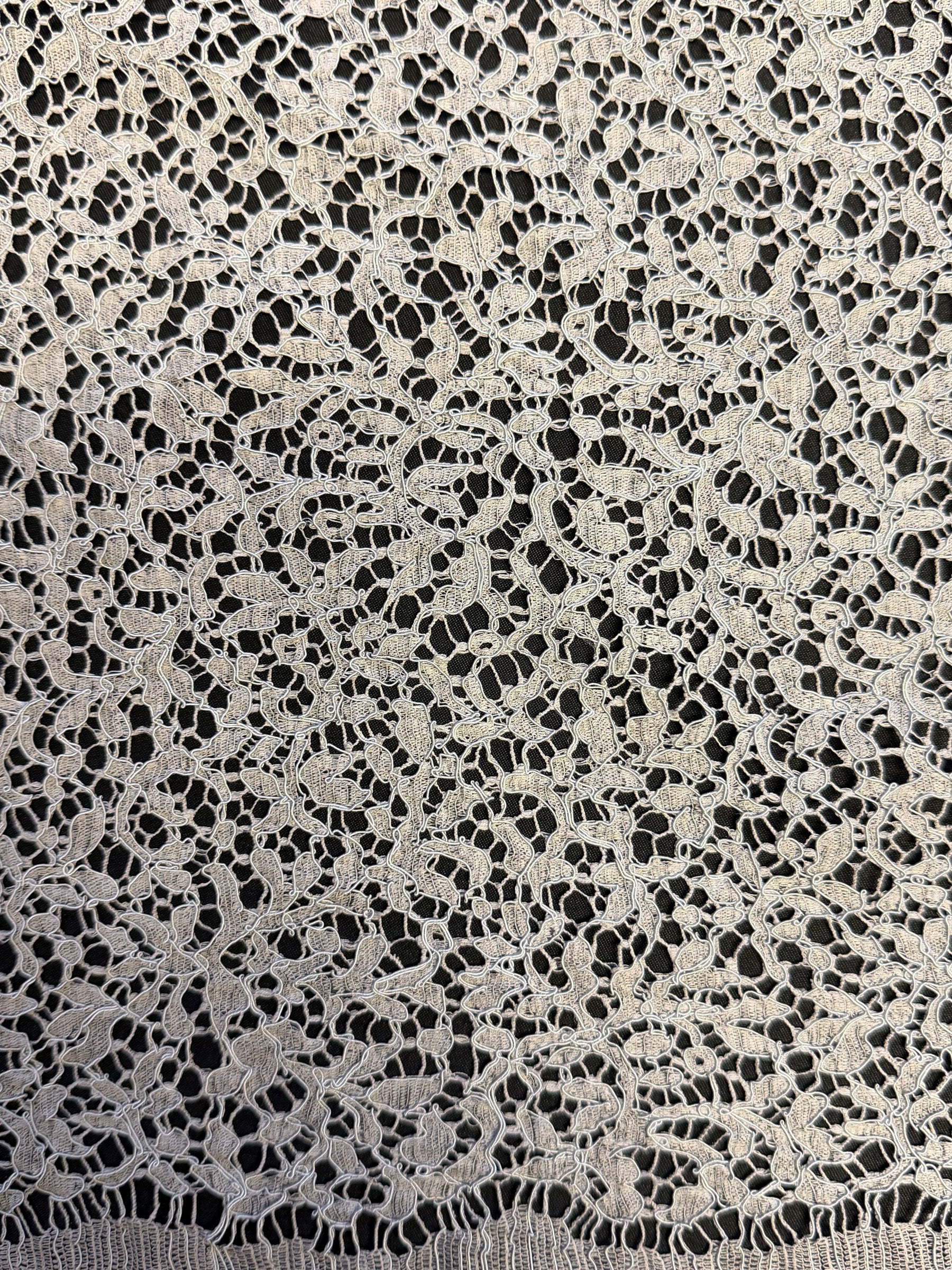 Ivory Corded French Lace - LA4005
