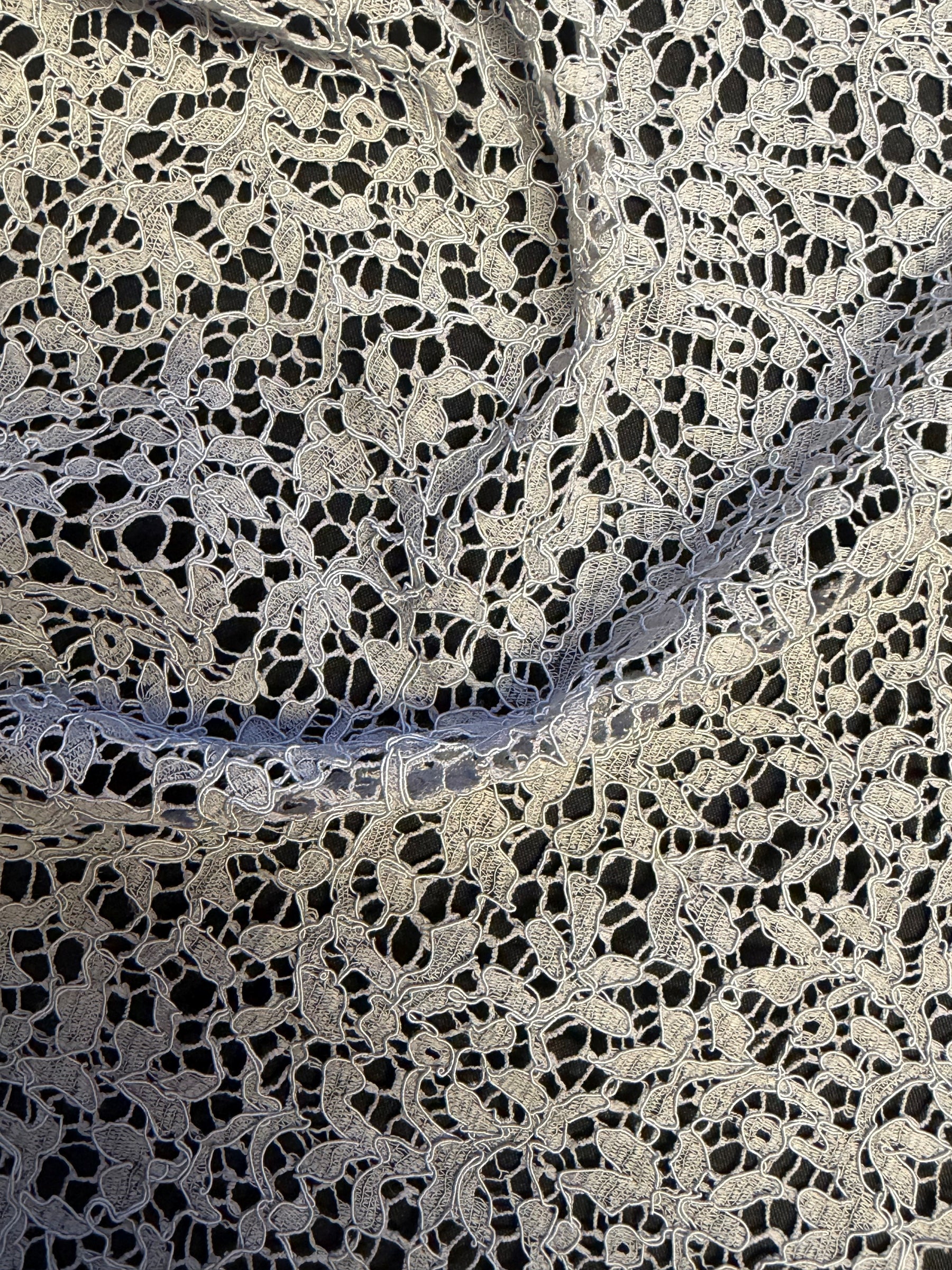 Ivory Corded French Lace - LA4005