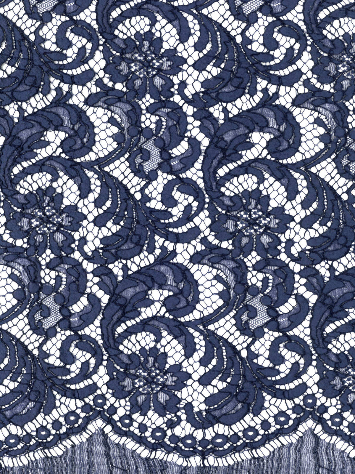 Electric Blue Eco French Corded Lace - LA4007