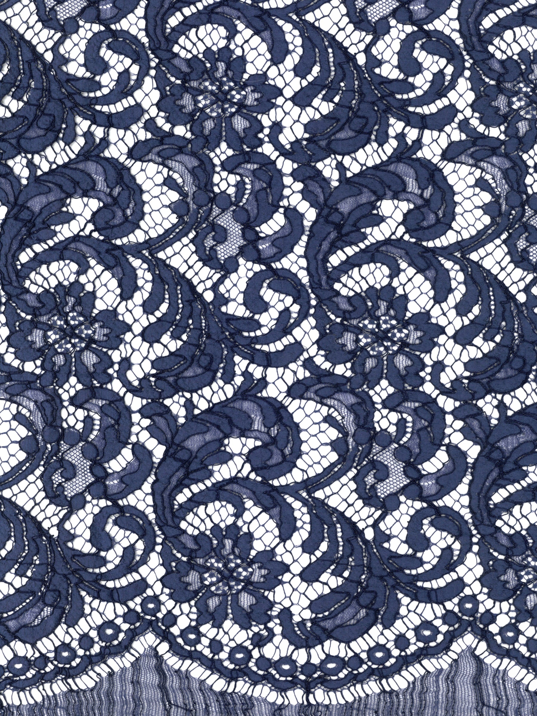 Electric Blue Eco French Corded Lace - LA4007