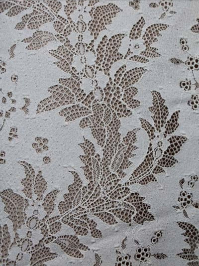 Ivory Stretch Corded Lace - LA7005