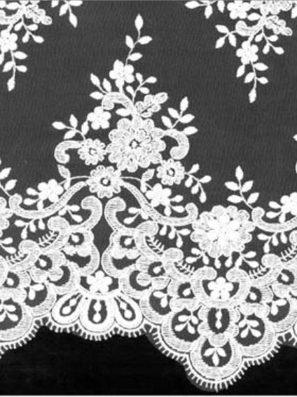 Ivory Corded Lace - LA7008