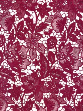Light Wine Guipure Lace - LB2013