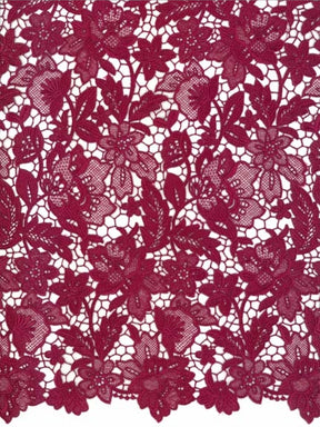 Light Wine Guipure Lace - LB2013