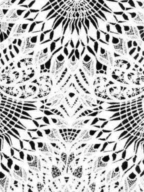 Ivory Lace with Recycled Polyester - LB2014