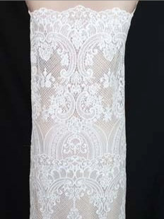 Ivory Sequin Guipure Lace - LB4002
