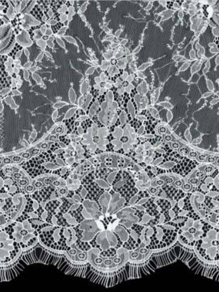 Ivory Sequin Lace - LB6002