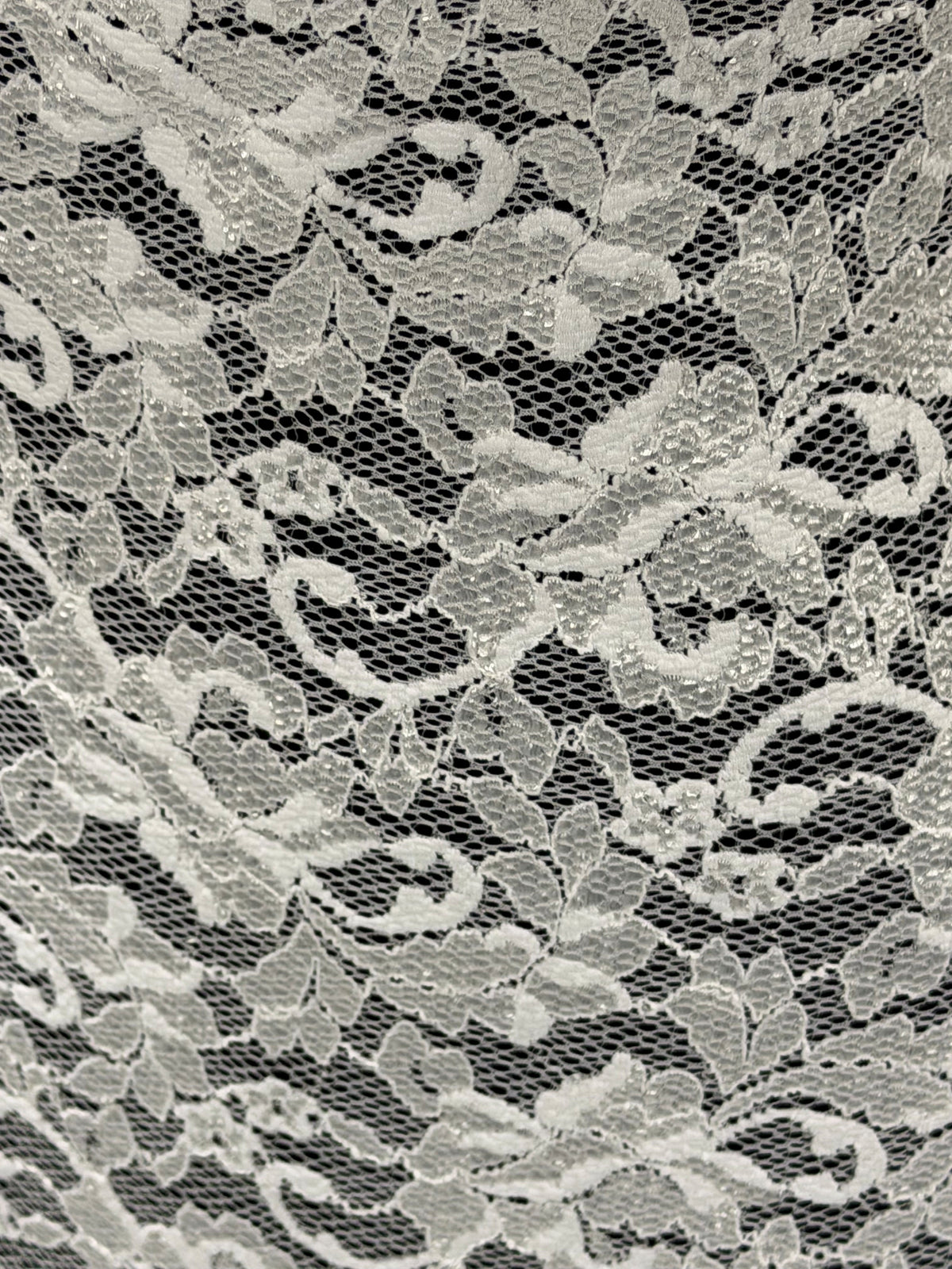 Ivory Stretch Lace - LB7004