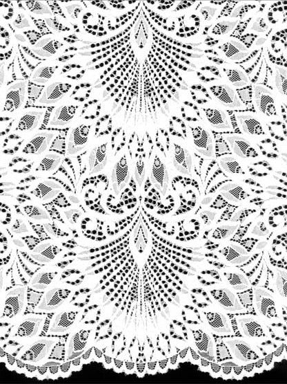Ivory Stretch Lace - LB7006