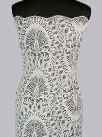 Ivory Stretch Lace - LB7006