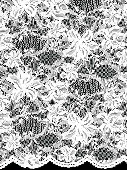 Ivory Stretch Lace - LB7007