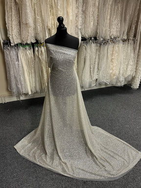 Ivory Glitter Tulle - Lancing
