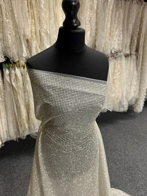 Ivory Glitter Tulle - Lancing