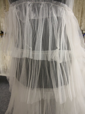 Ivory Pleated Tulle - Layers