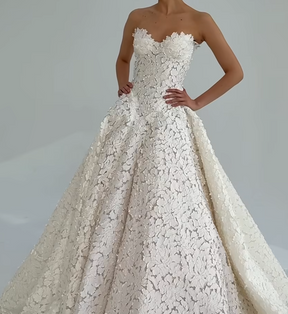 Ivory Laser Lace - Lianna