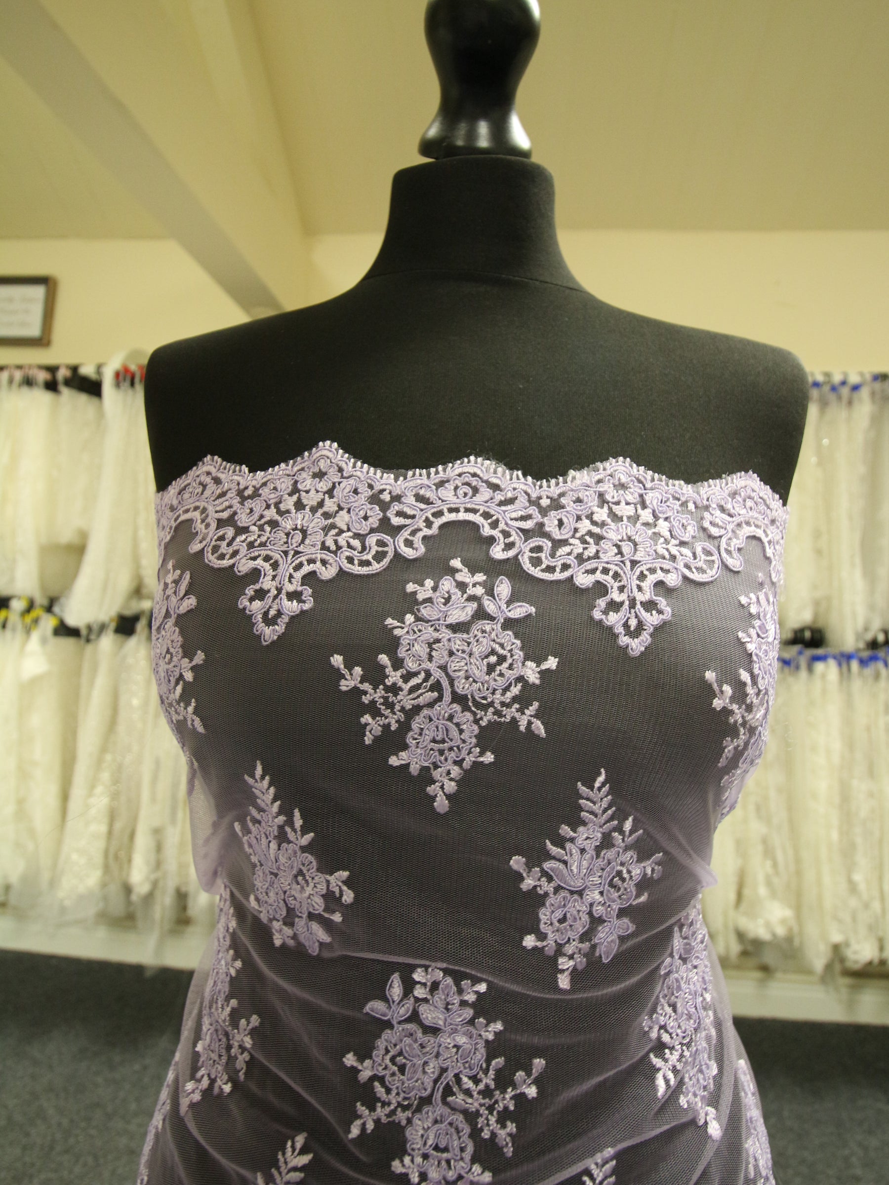 Lilac Corded Lace - Janis