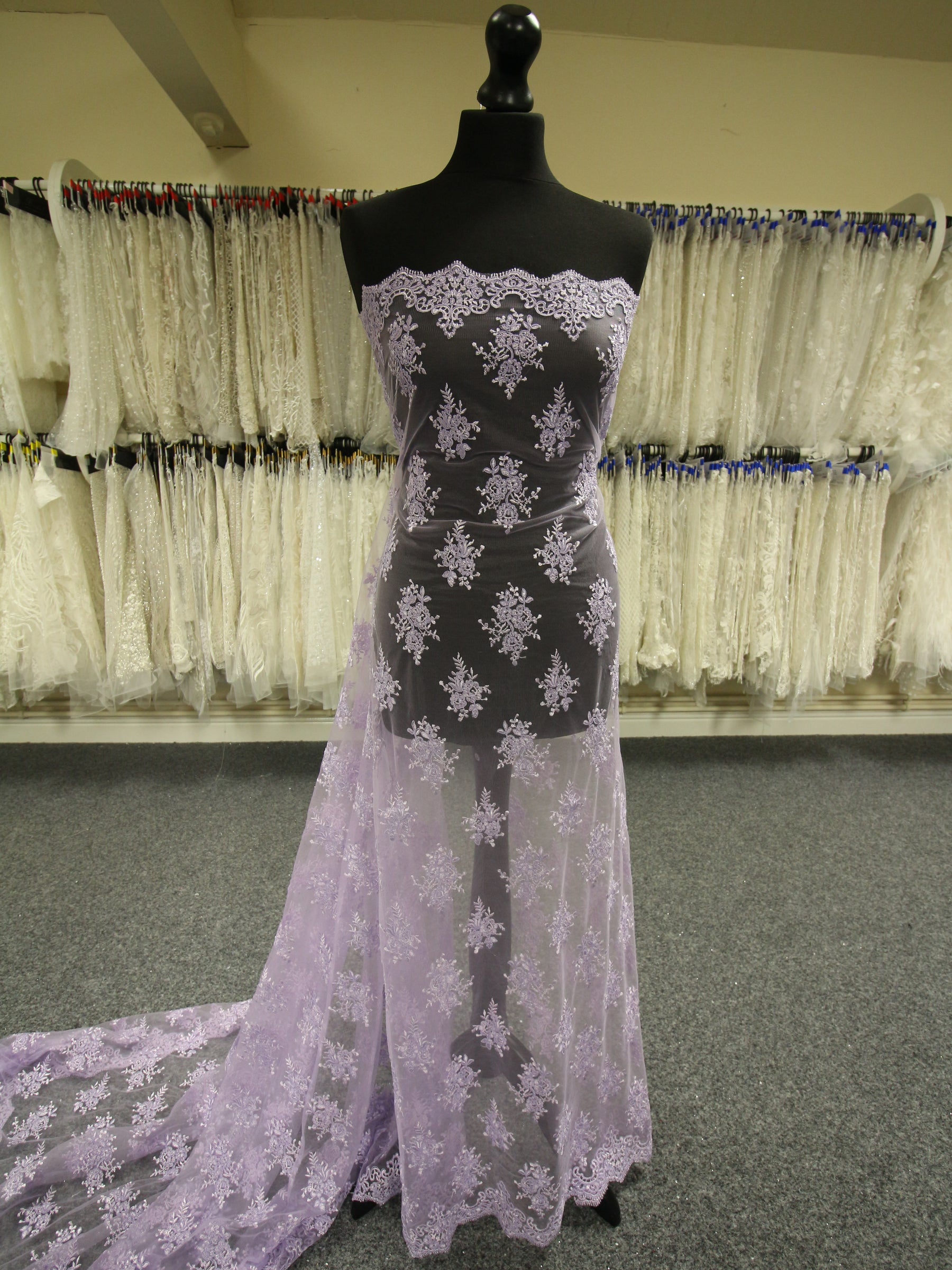 Lilac Corded Lace - Janis