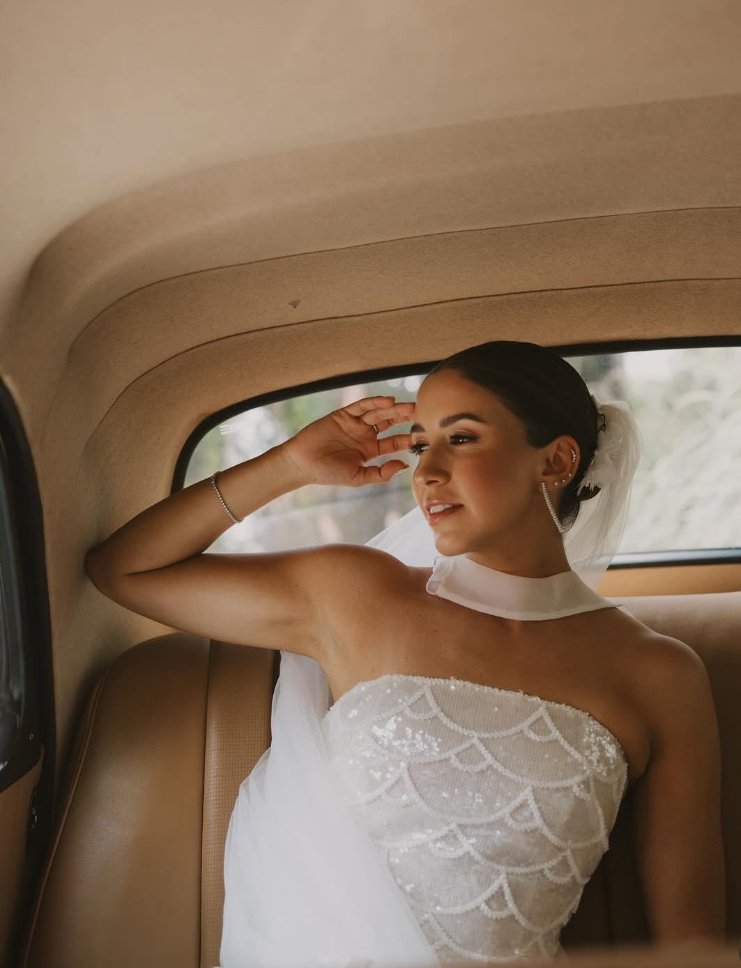Ivory Beaded & Sequinned Lace - Lilou