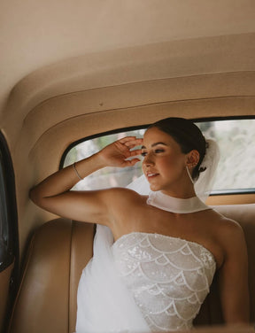 Ivory Beaded & Sequinned Lace - Lilou