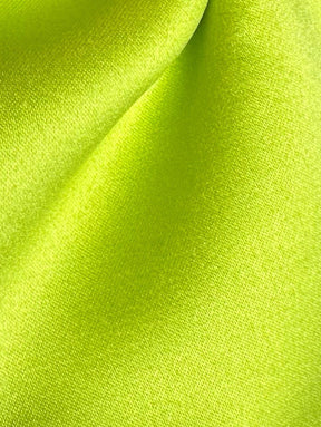 Lime Polyester Satin - Canada