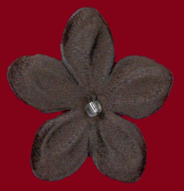 Chocolate Satin Flowers - M13 (Bag of 144)