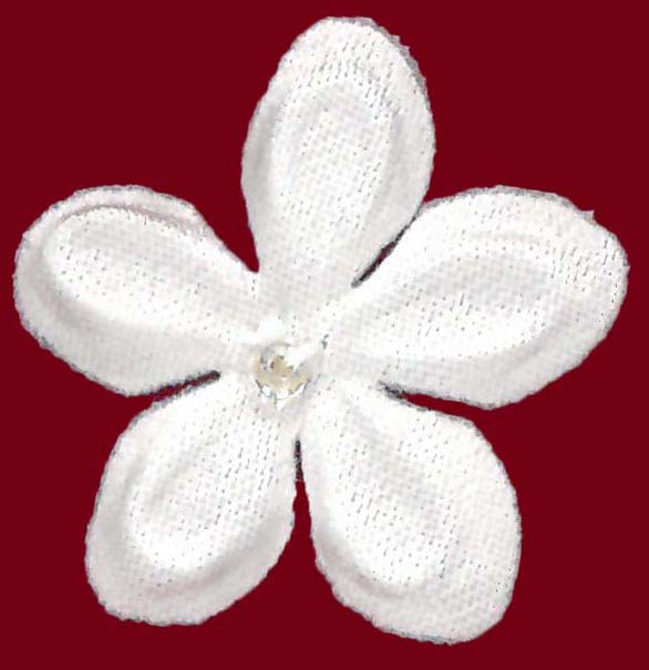 Pale Ivory Satin Flowers - M13 (Bag of 144)