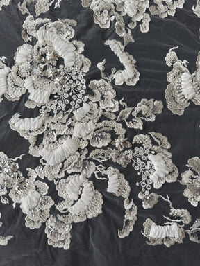 Ivory Beaded Lace - Masuka