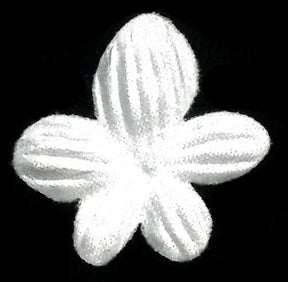 Winter White Laser Cut Flower - MM0028 (pack of 144)