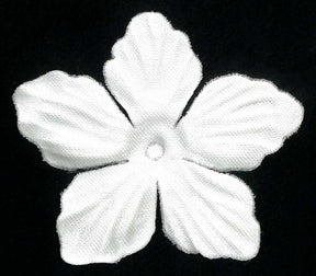 Winter White 5 Petal Flowers - MM0030 (Bag of 144)