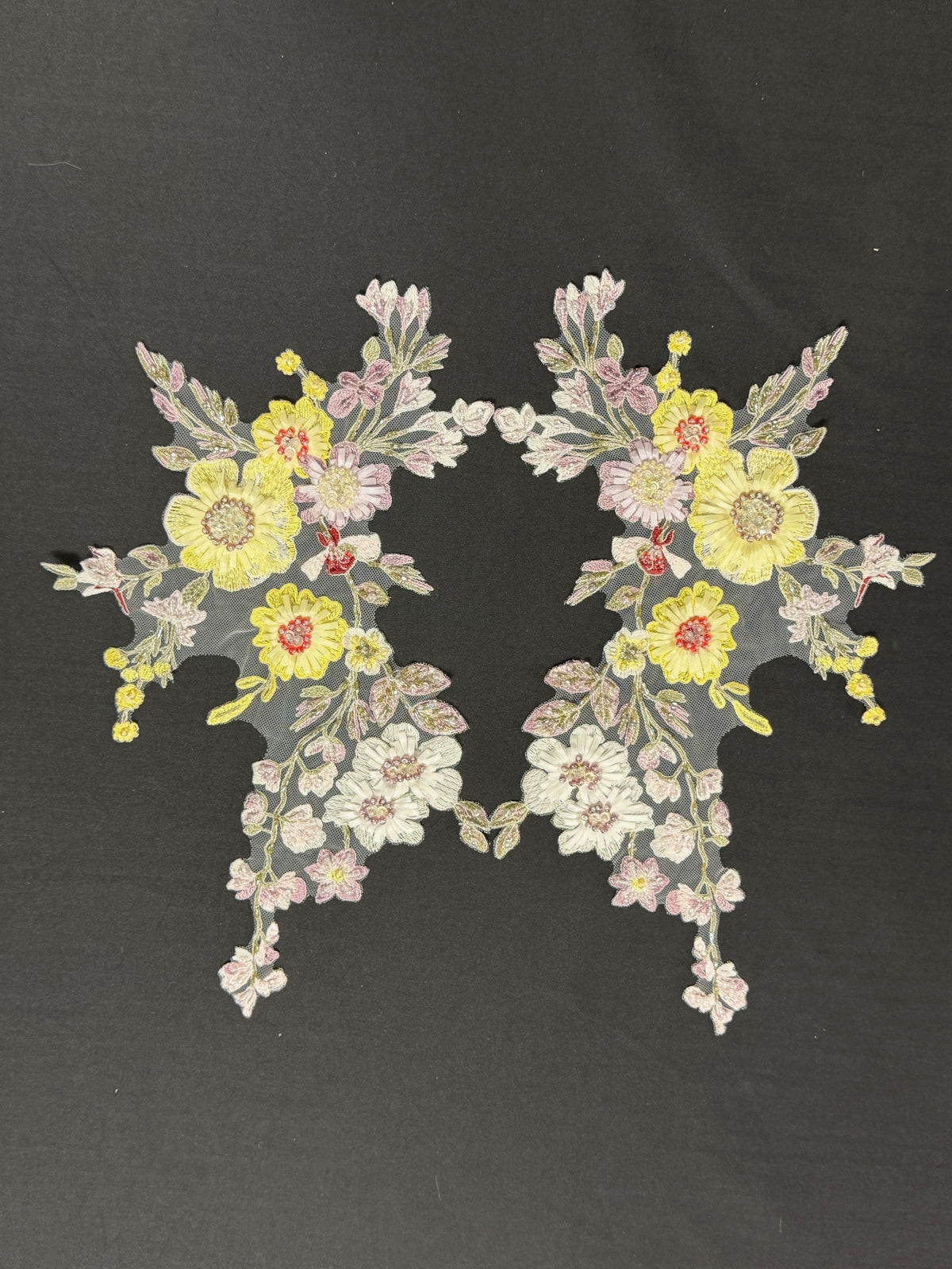 Multicoloured Lace Appliques - MT4020