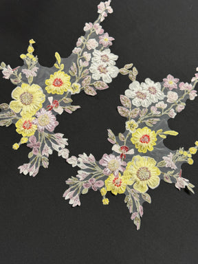 Multicoloured Lace Appliques - MT4020